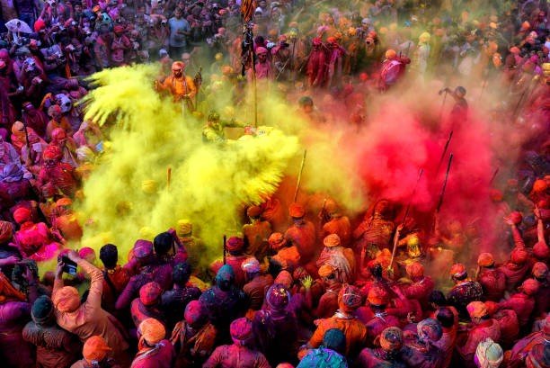 Holi celebration