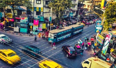 Kolkata intersection