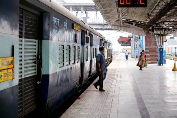 train station at New Jalpaiguri NJP