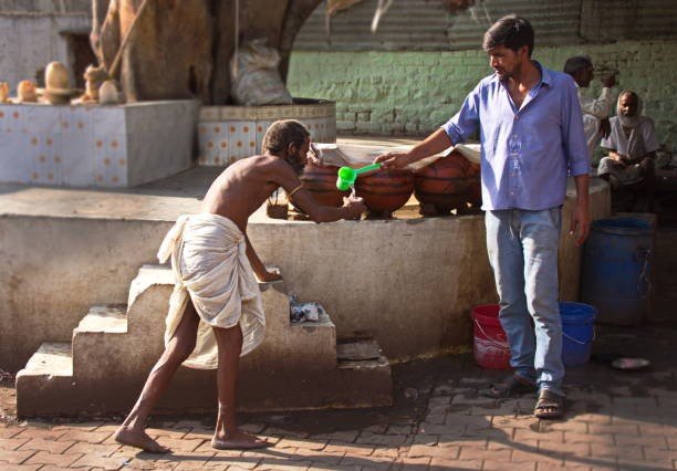 Serving water