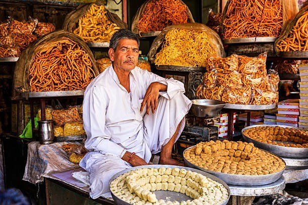 bazaar stall in Jaipur