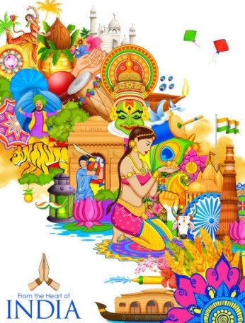 Heart of India graphic